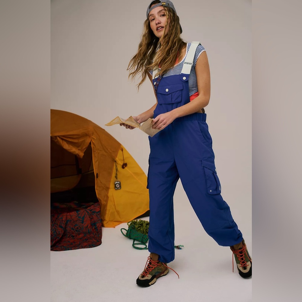 Free People Movement Morning Meadow Onesie | Royal Blue FP Onesie